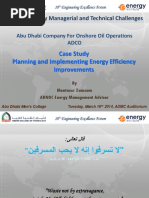 Case Study Planning and Implementing Energy Efficiency Improvements