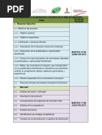 Estructura Plan de Negocios