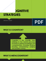 Metacognitive Strategies