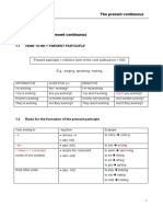 Grammar Present Continuous PDF