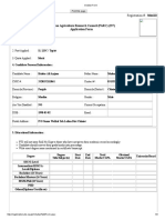 Challan Form For PU lAHORE