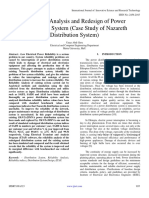 Reliability Analysis and Redesign of Power Distribution System (Case Study of Nazareth Distribution System)