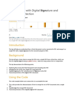 PDF Merging With Digital Signature and Password Protection