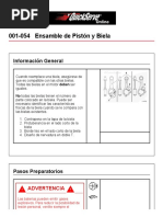 QuickServe Online - (4960748) Manual de Servicio Del ISF3.8 CM2220, ISF3.8 CM2220 AN, e ISF3.8 CM2220 IANEnsamble de Pistón y Biela PDF