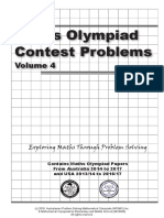 Maths Olympiad Contest Problems: Exploring Maths Through Problem Solving