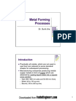 Metal Forming Processes: Dr. Sunil Jha