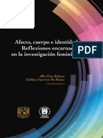 Afecto, Cuerpo de Identidad. Reflexiones Encarnadas en La Investigaci+ón Feminista PDF