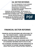 Financial Sector Reforms