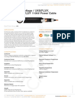 High Voltage 2xs FL 2y A2xs FL 2y 123kv Power Cable