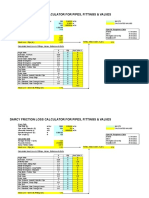 Darcy Friction Loss Calculator For Pipes, Fittings & Valves: Given Data