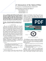 Measurement of The Attenuation of The Op