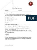 Examen Refrigeracion Industrial 1B 2017A