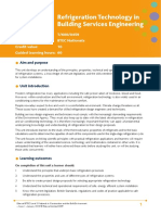 Unit 37: Refrigeration Technology in Building Services Engineering