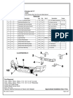 Diagrama de Parachoques Delantero