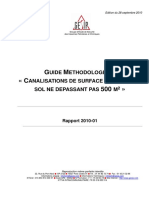 Guide Canalisations de Transport A Surface Projetee Inferi PDF