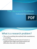 Fundamental Issue in Research