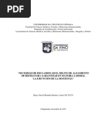 Necesidad de Reclasificar El Delito de Alzamiento de Bienes para Garantizar en Materia Laboral La Ejecución de La Sentencia