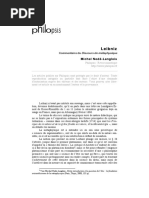 Commentaire Du Discours de Metaphysique PDF