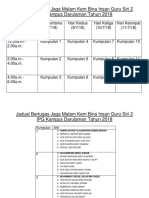 Jadual Berjaga Malam