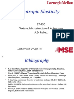 Anisotropic Elasticity