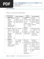 Giovanni Quintero Cetina La Evaluacion en Matematica