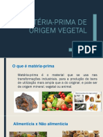 Matérias Primas Vegetais Cereais