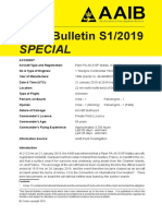 Informe Preliminar de La AAIB Sobre La Tragedia Aérea en La Que Murió Emiliano Sala