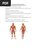 Estudo Dirigido Sistema Muscular