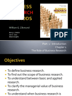 Chapter 1 The Role of Business Research