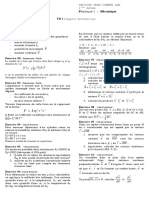 PhysI TD1 PDF