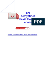 Erp Demystified Alexis Leon PDF Ebook