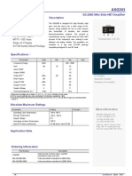 Features Description Dc-2500 MHZ Sige HBT Amplifier