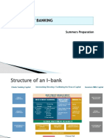 Investment Banking: Summers Preparation