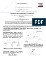 New Approach For Total Internal Reflection in Prism: Full Length Research Paper