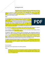 People V Carreon Carreon Violated The Dangerous Drugs Act of 1972 Doctrine