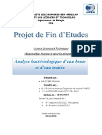 Analyse Bacteriologique D'eau - BALITERE Khaoula - 2637 PDF