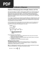 Chapter 7 Radiography Arithmatic of Exposure