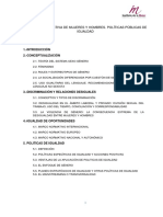 La Igualdad Efectiva de Mujeres y Hombres