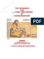 The Vedangas FOR The First Time Reader BY N.Krishnaswamy: A Vidya Vrikshah Publication