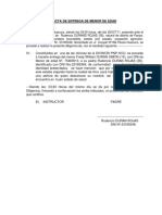 Acta de Entrega de Menores de Edad Caso Panao