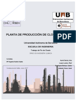 Planta de Produccion de Cloro-Benceno