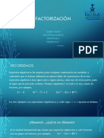 FACTORIZACIÓN