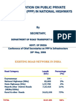 Presentation On Public Private Partnership (PPP) in National Highways