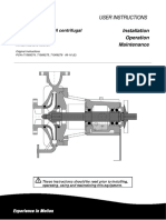 User Instructions: Installation Operation Maintenance