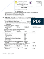 Quiz 2 - Statement of Comprehensive Income