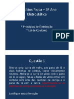 Questoes Eletrostática e Lei de Coulomb