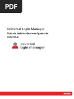 Universal Login Manager Manual v4.6 ES PDF