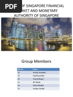 Study of Singapore Financial Market and Monetary Authority