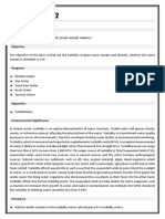 Determination of Turbidity of Given Water Sample