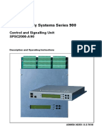 Power Supply Systems Series 900: Control and Signalling Unit SPSC2000-A 90